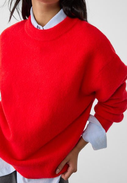 Suzanne | Rode classy sweater