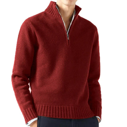 Trendy heren half-zip Sweater | Onni