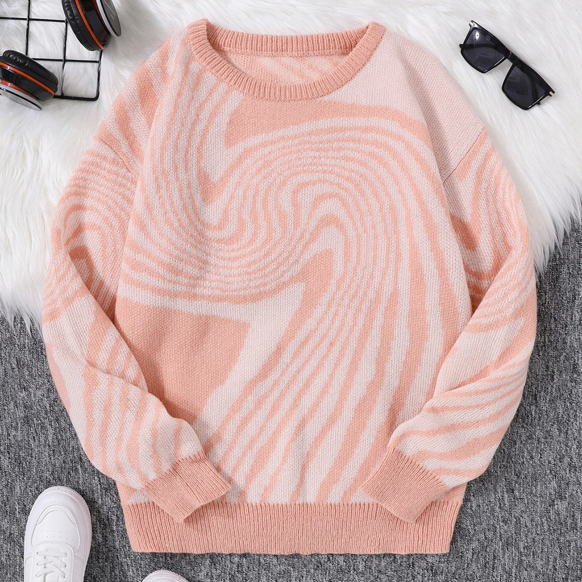 Casual Sweater met patroon voor Heren