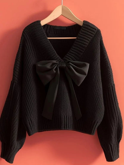 Elegante sweater met strik