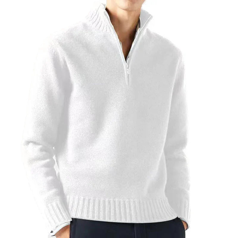 Trendy heren half-zip Sweater | Onni