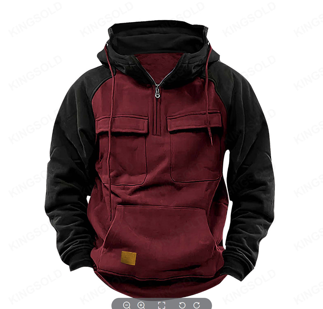 Max | Halve Rits Hoodie