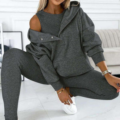 Casual en comfortabel sweatshirt met capuchon