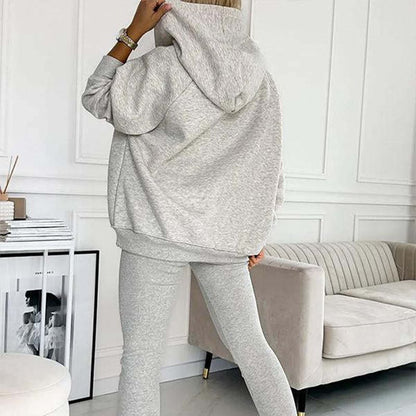 Casual en comfortabel sweatshirt met capuchon