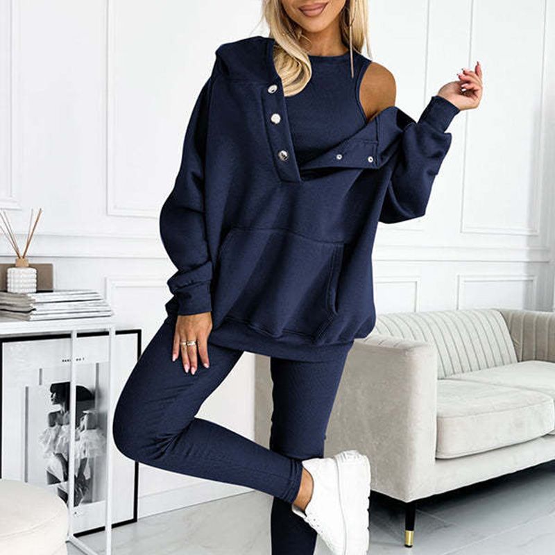 Casual en comfortabel sweatshirt met capuchon